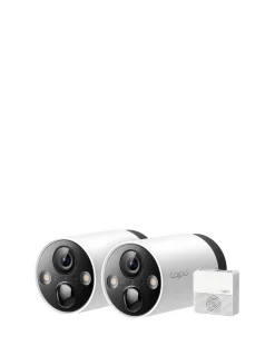 TP-Link Tapo C420S2 4MP Colour Night Vision Battery Powered Cameras + Hub x2