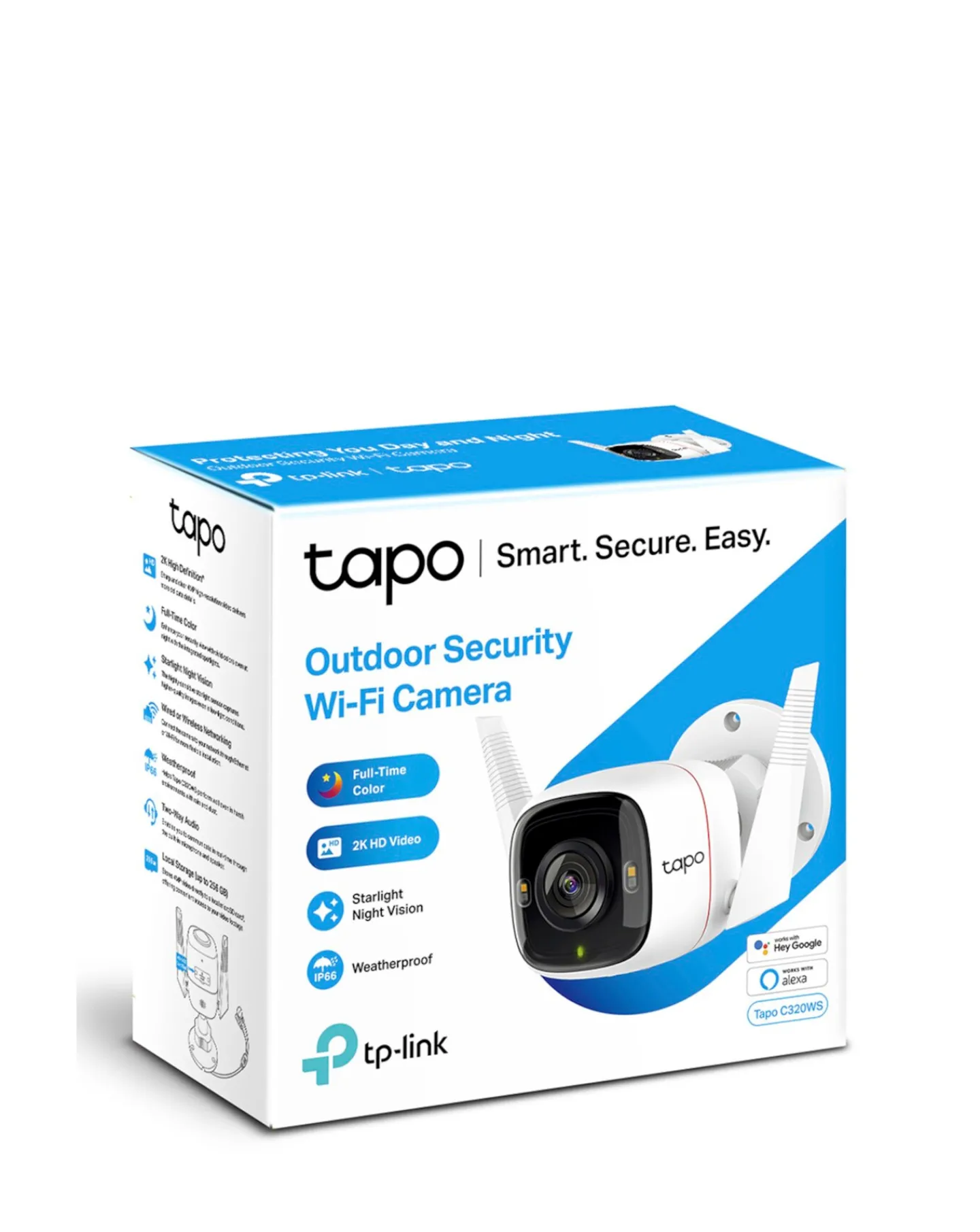 TP-Link Tapo C320WS Outdoor 2K Security Wi-Fi Camera