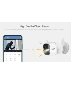 TP-Link Tapo C320WS Outdoor 2K Security Wi-Fi Camera