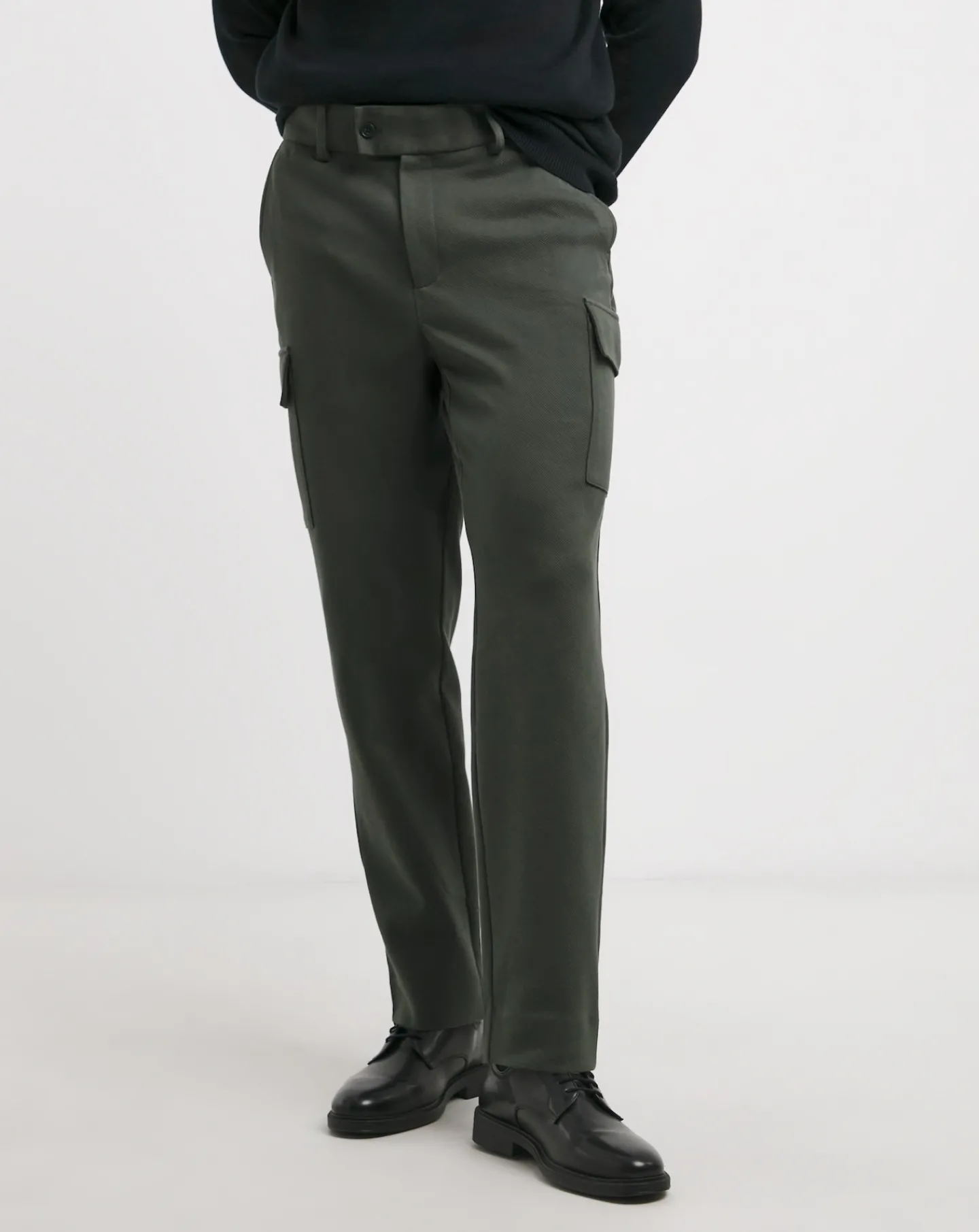 Jacamo Twill Loose Fit Tapered Cargo Trouser