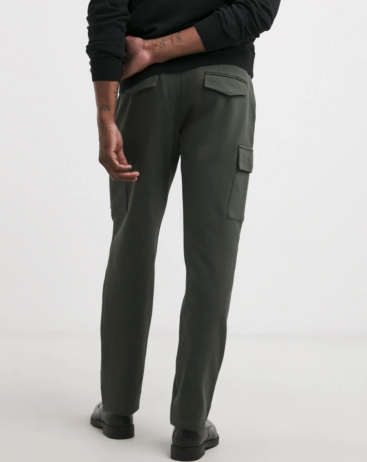Jacamo Twill Loose Fit Tapered Cargo Trouser