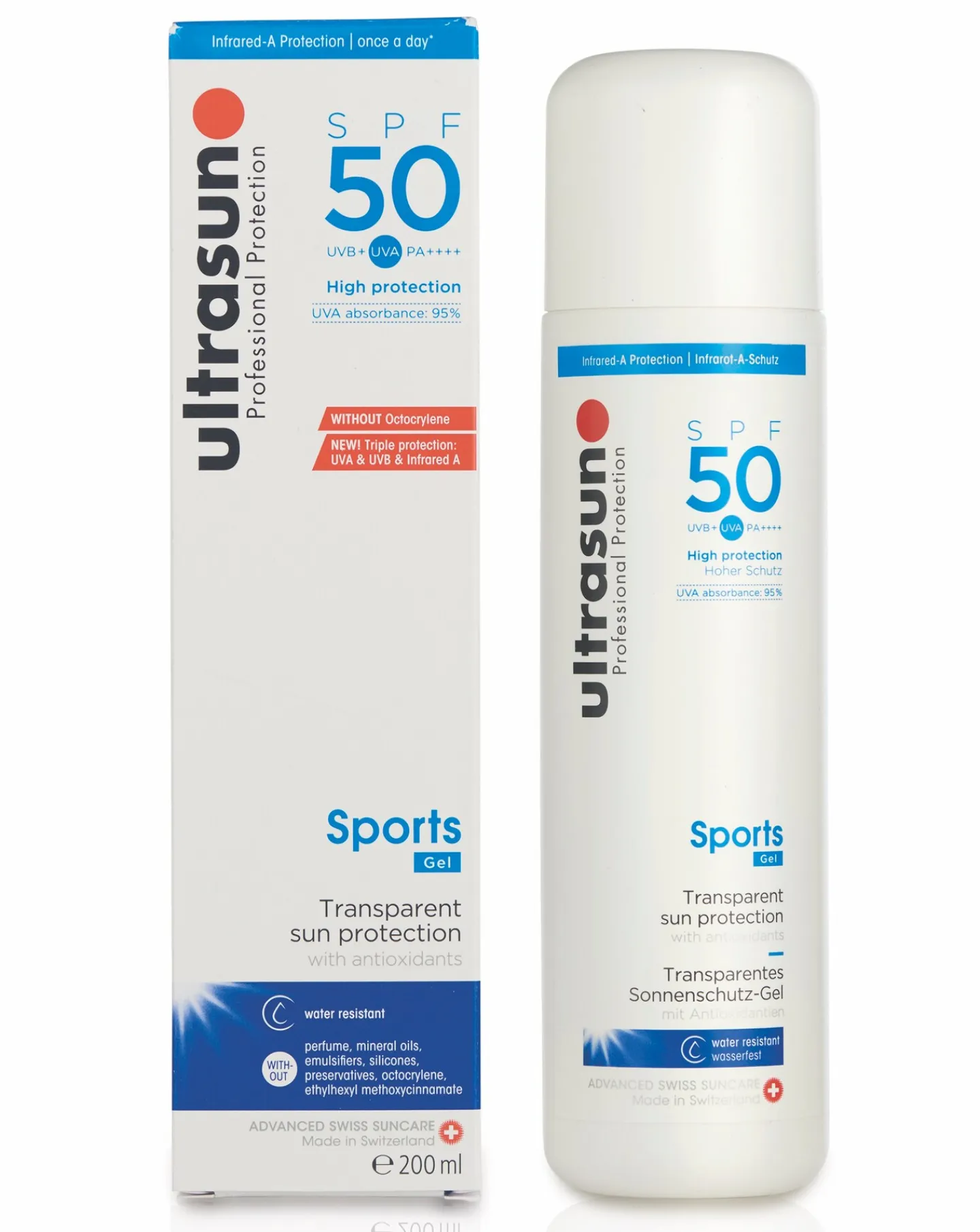 Ultrasun Sports Gel SPF50 200ml