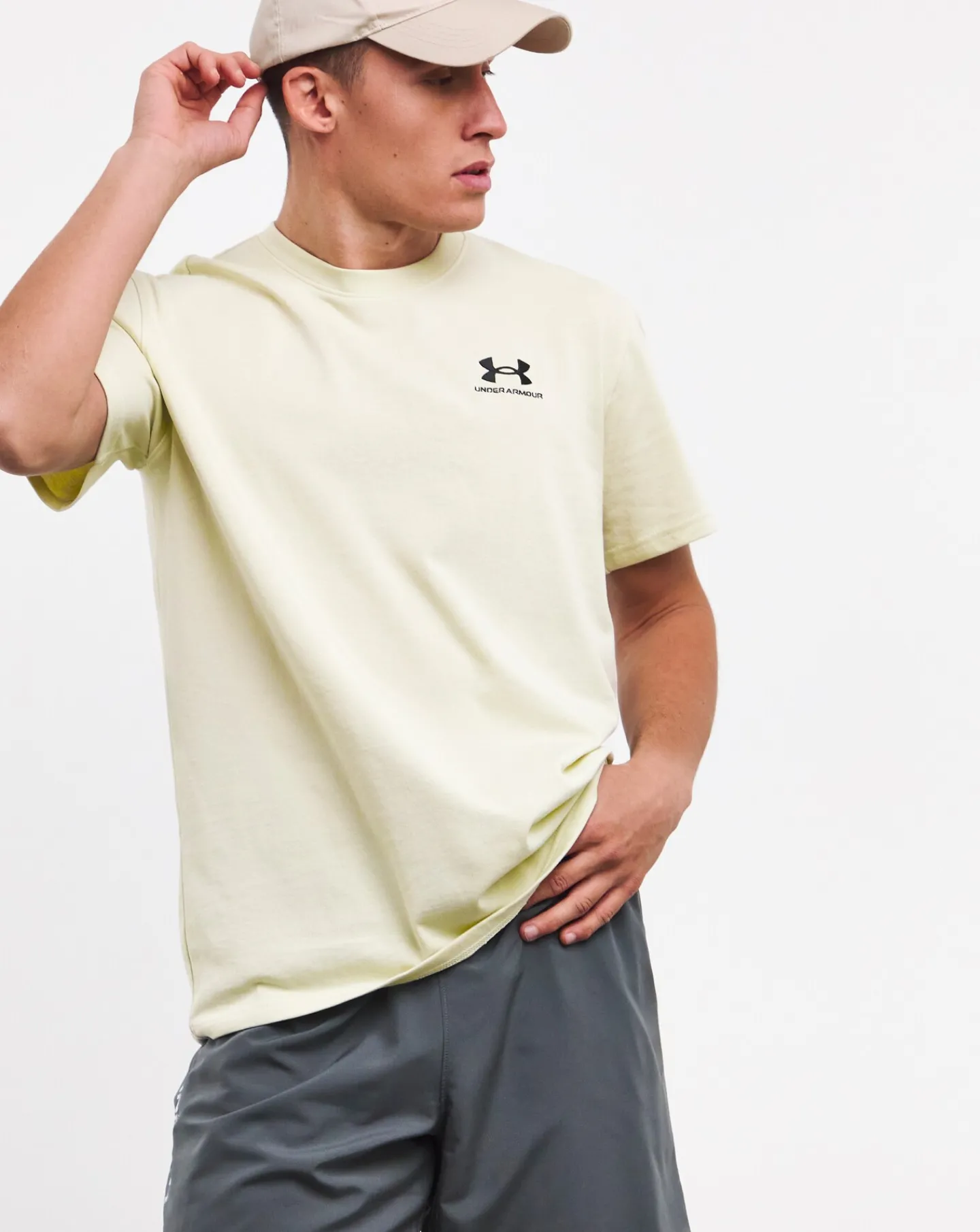 Under Armour Logo Heavyweight SS Tee