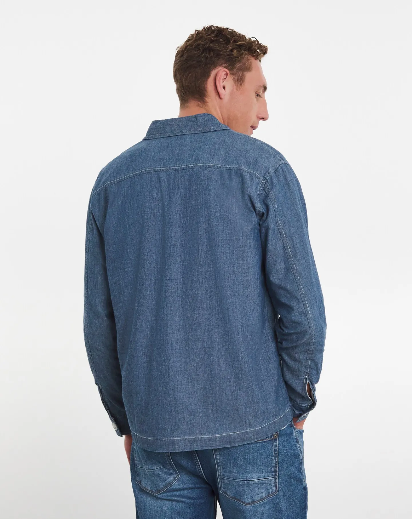 Jacamo UNION Denim Chambray Shacket