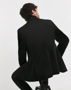 Jacamo Velvet Satin Lapel Blazer Regular