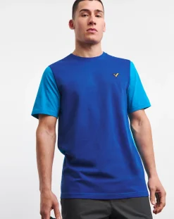 Voi Contrast Sleeve T-Shirt Long Length