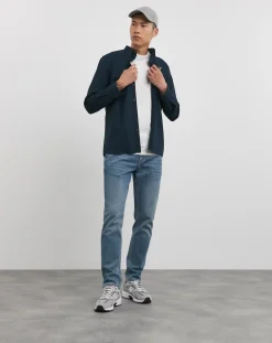 Voi Long Sleeve Oxford Shirt Long Length