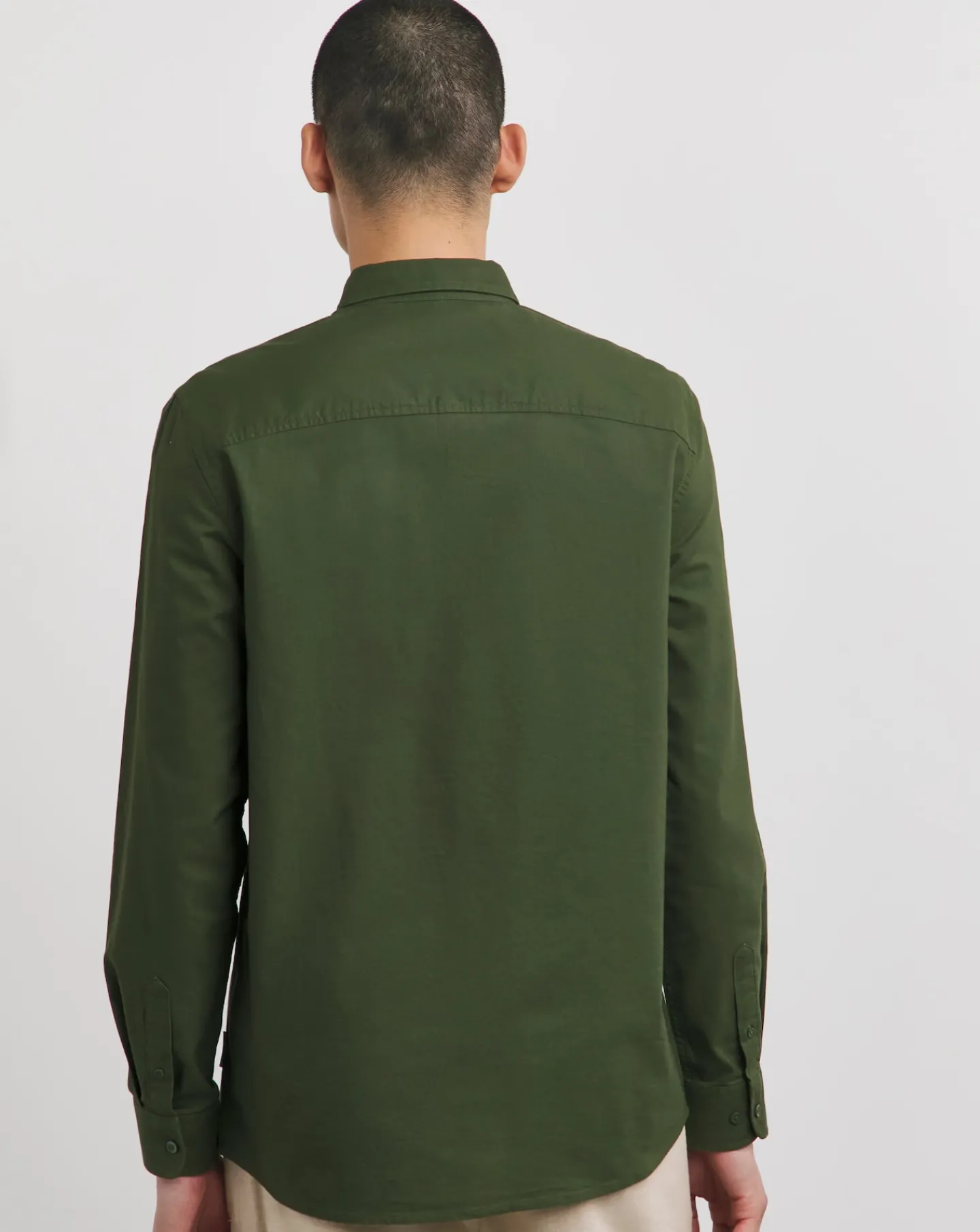 Voi Long Sleeve Oxford Shirt Long Length