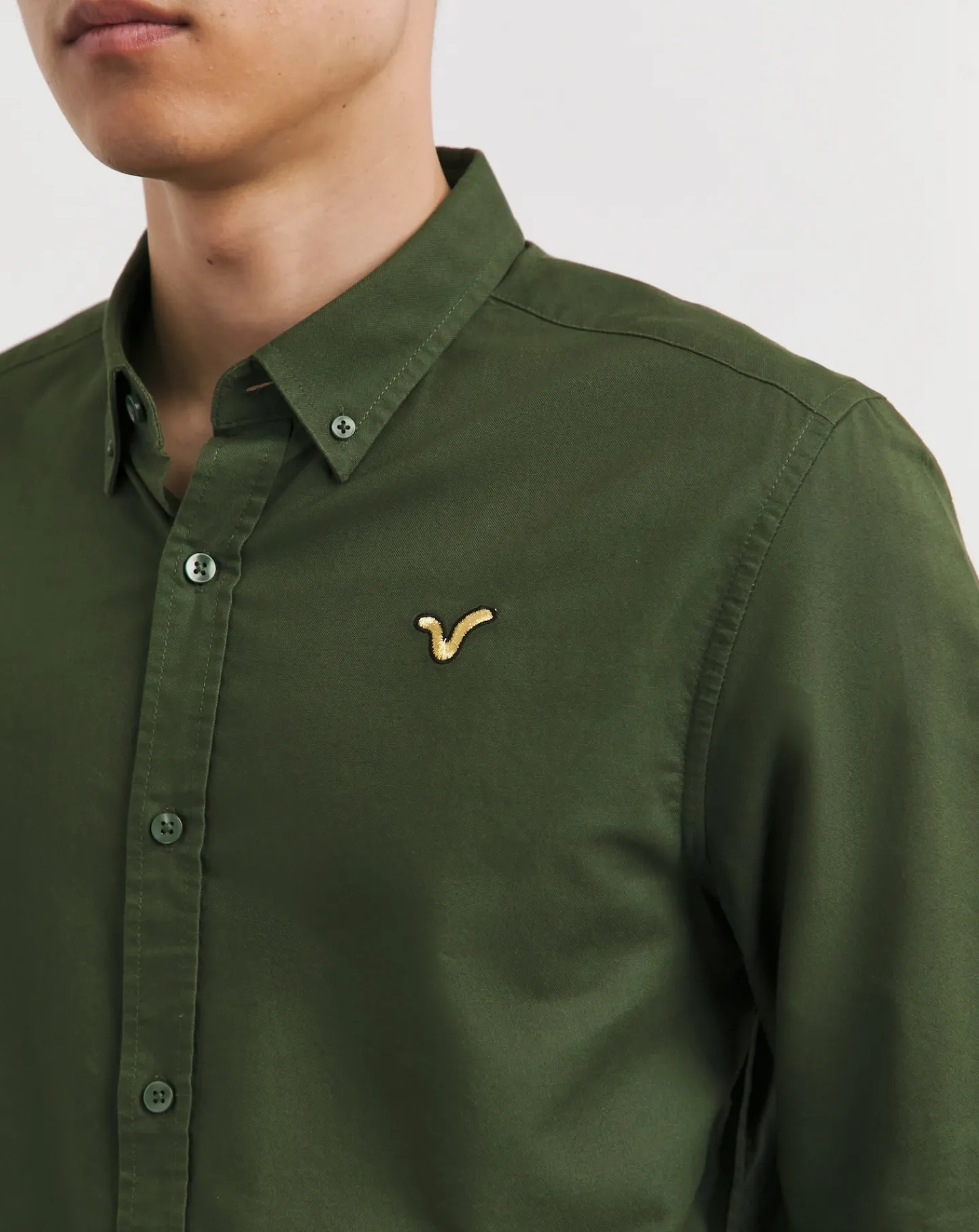 Voi Long Sleeve Oxford Shirt Long Length