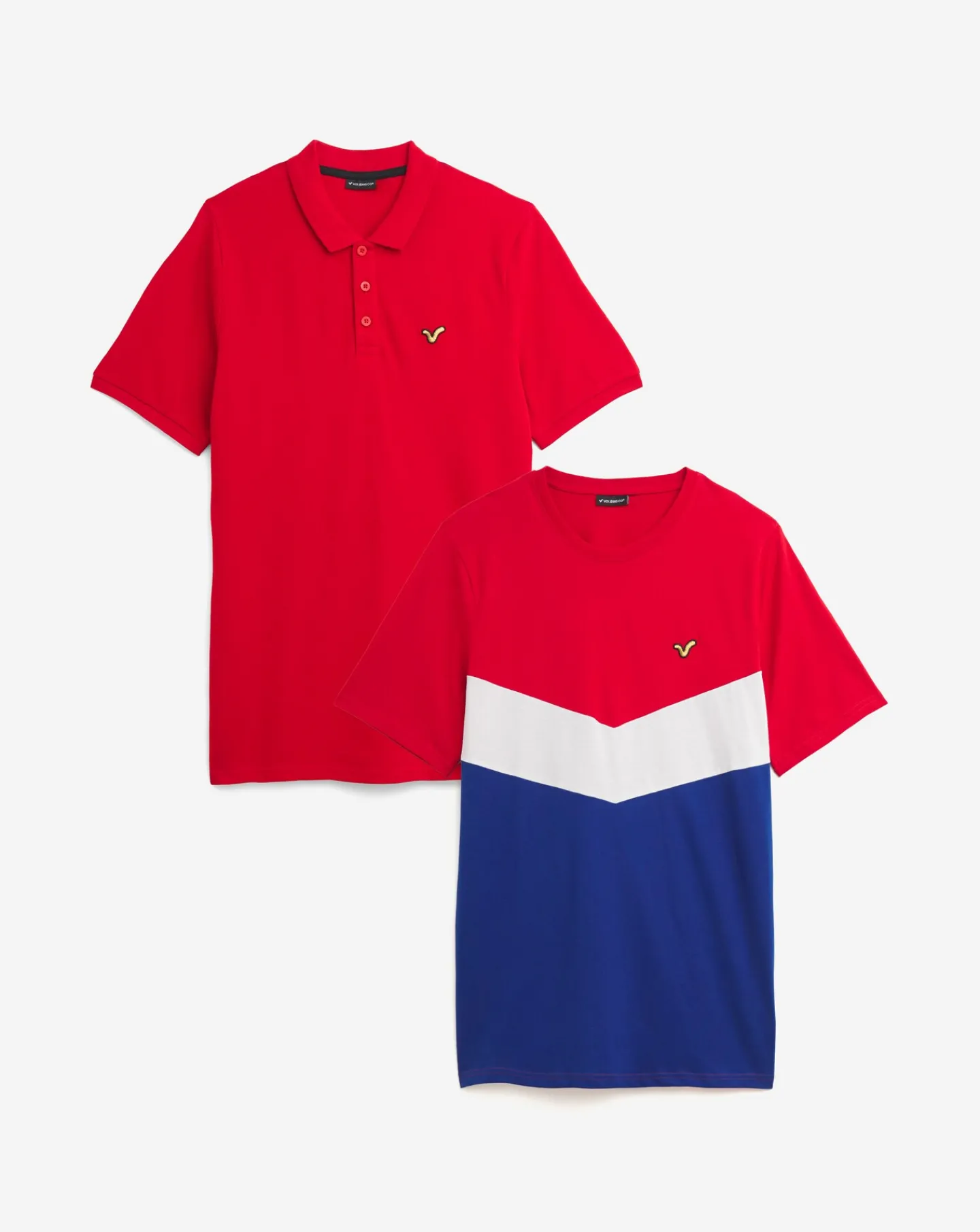 Voi Storm 2 Pack T-Shirt and Polo Long Length