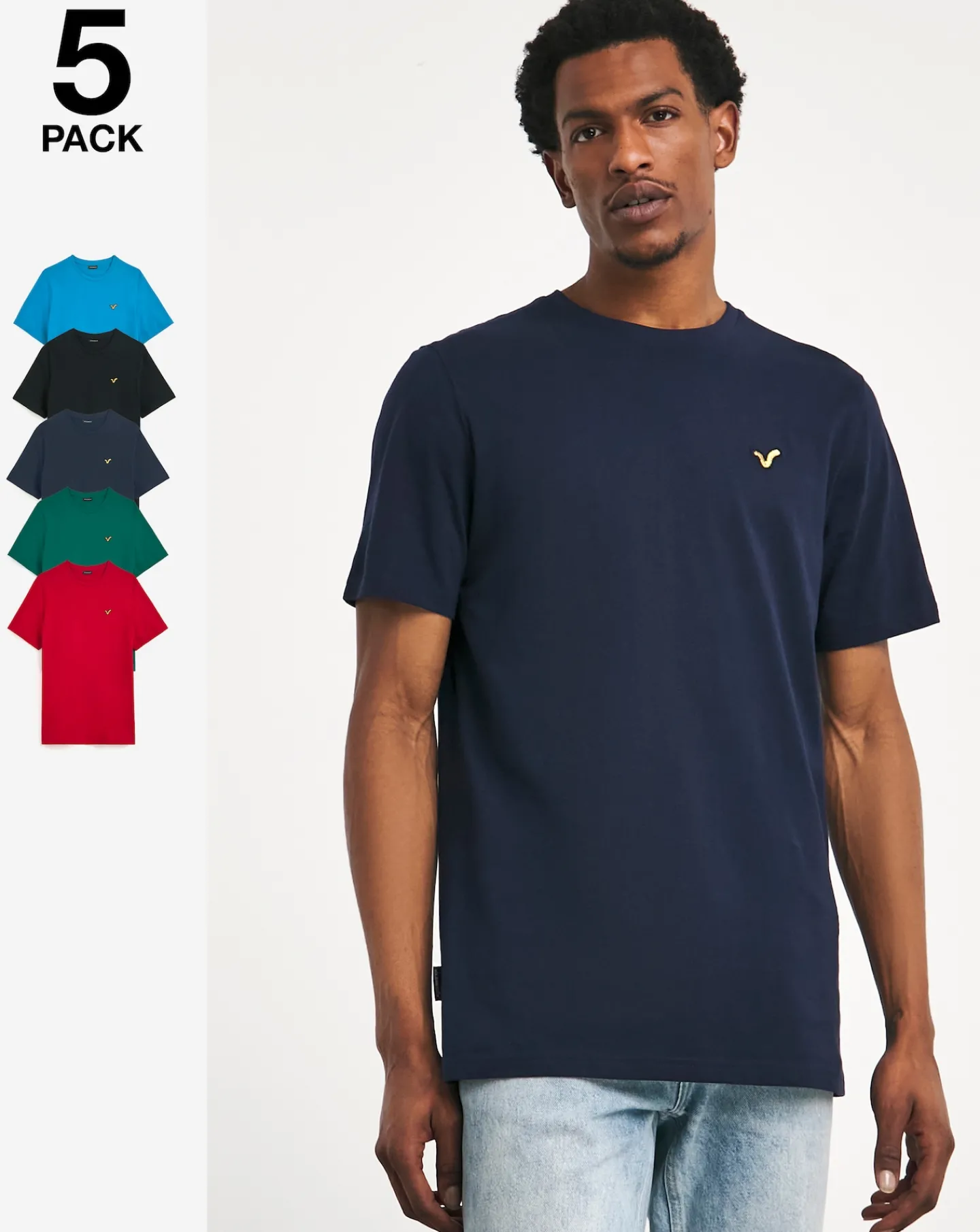 Voi Storm 5 Pack T-Shirt Long length
