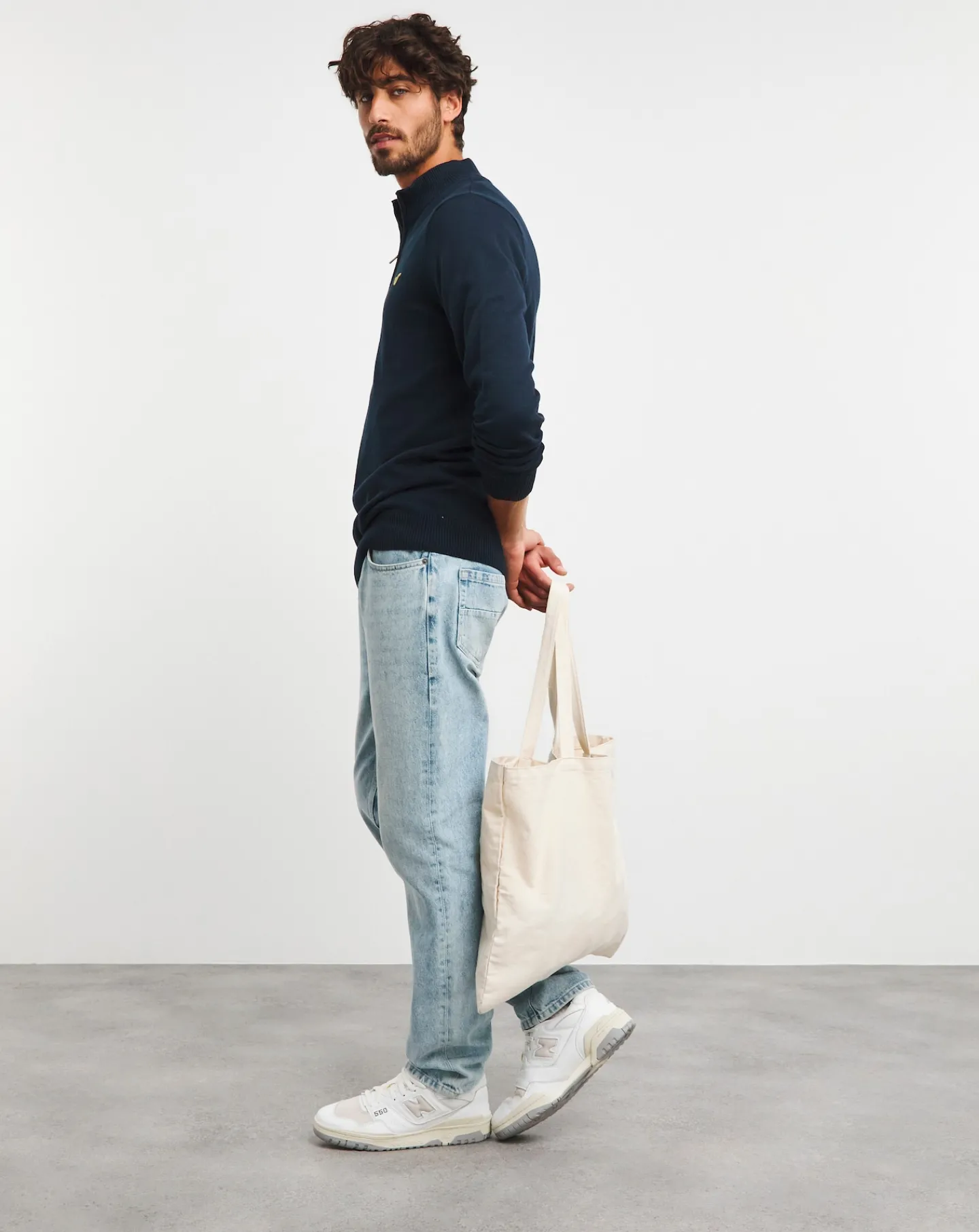 Voi Storm 1/2 Zip Knitted Jumper