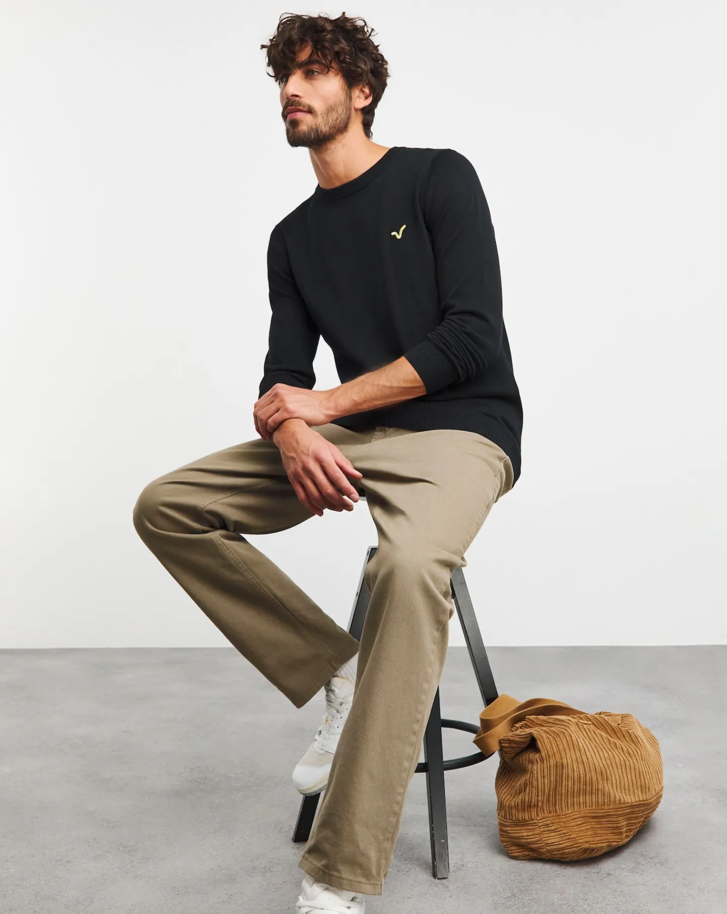 Voi Storm Crew Neck Knitted Jumper