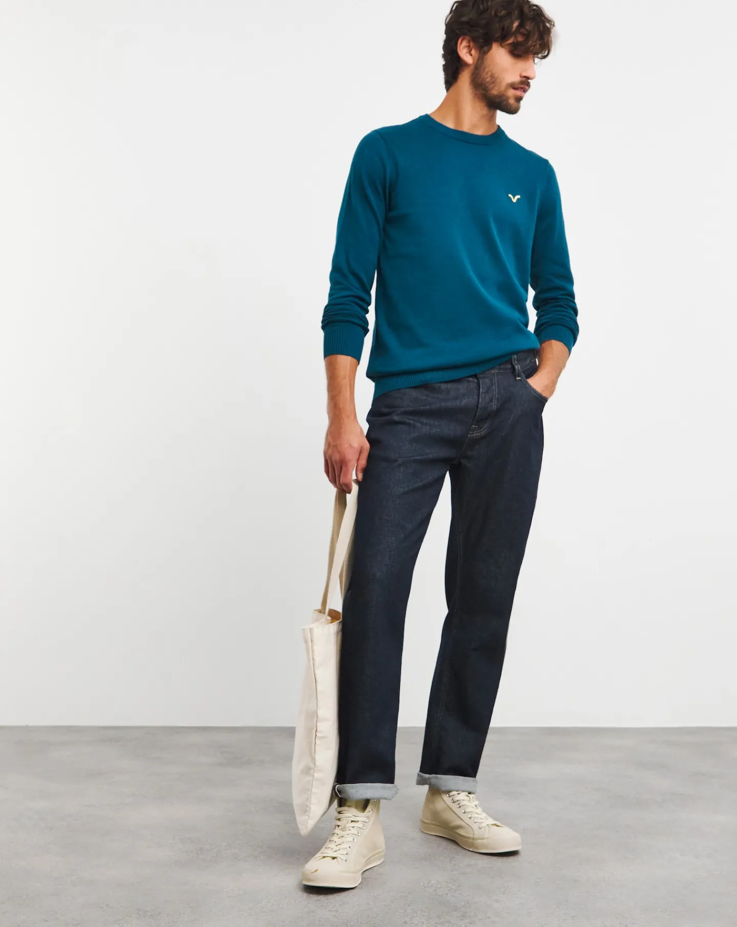 Voi Storm Crew Neck Knitted Jumper
