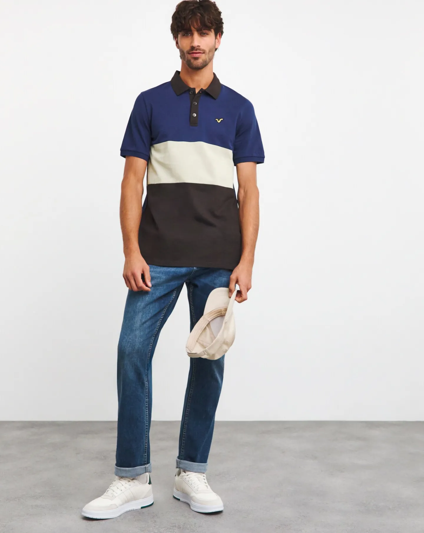 Voi Striped Polo Long Length