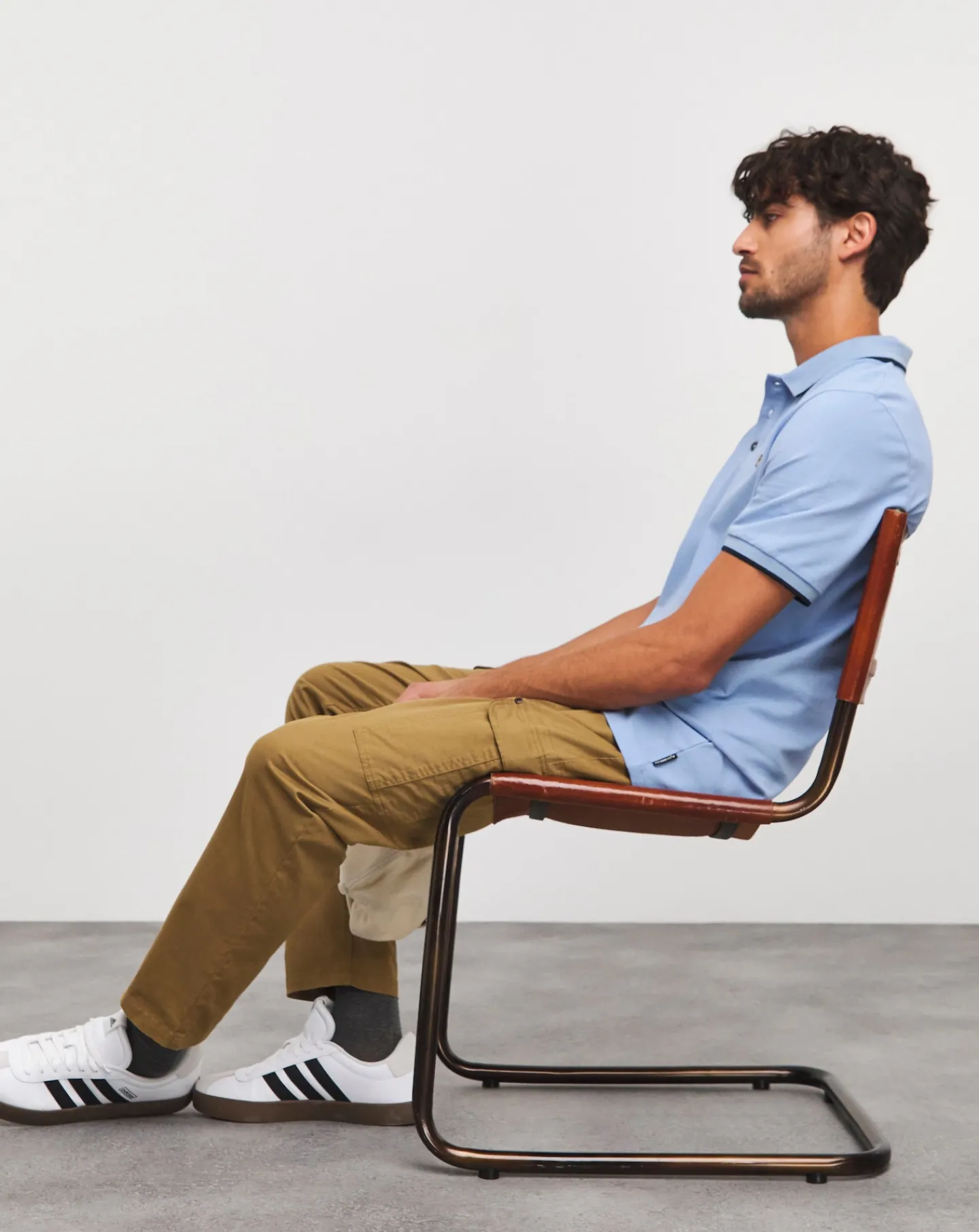 Voi Tipped Collar Long Length Polo