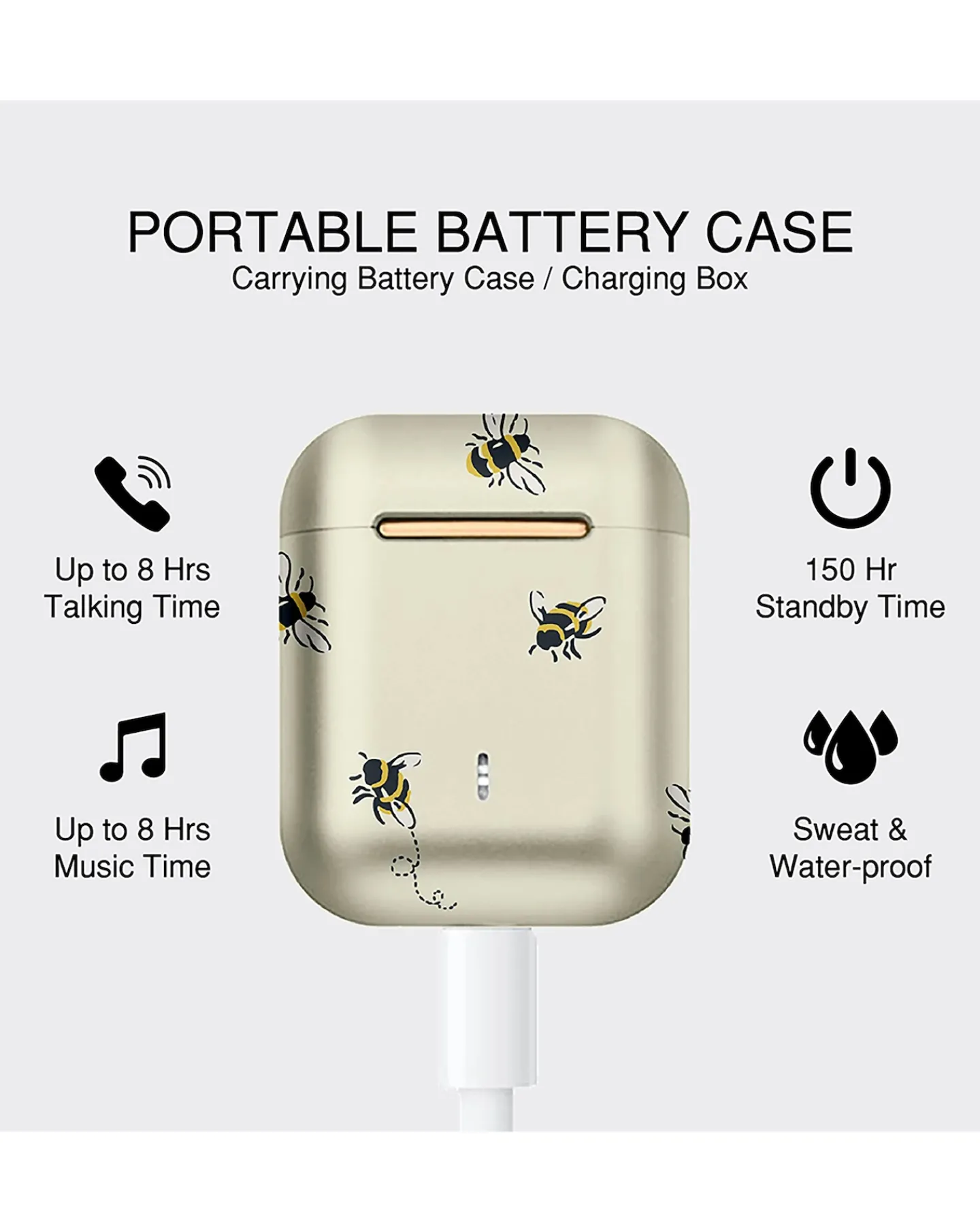 VQ Wren Wireless Earbuds - Cath Kidston Bees