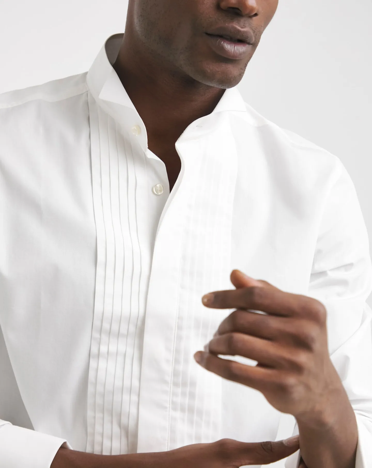 Jacamo Poplin Wing Collar Dinner Shirt