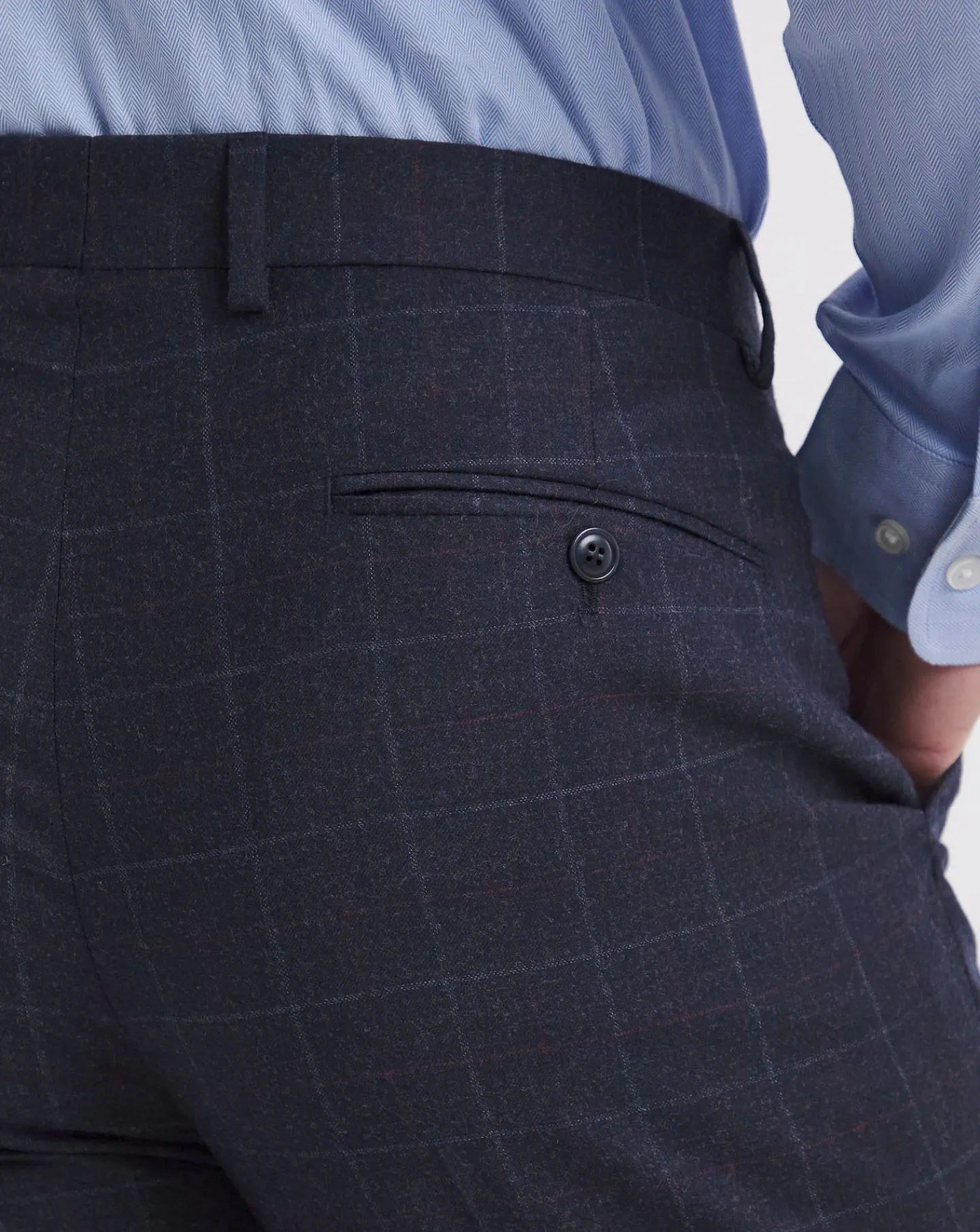 William Hunt Flannel Suit Trouser
