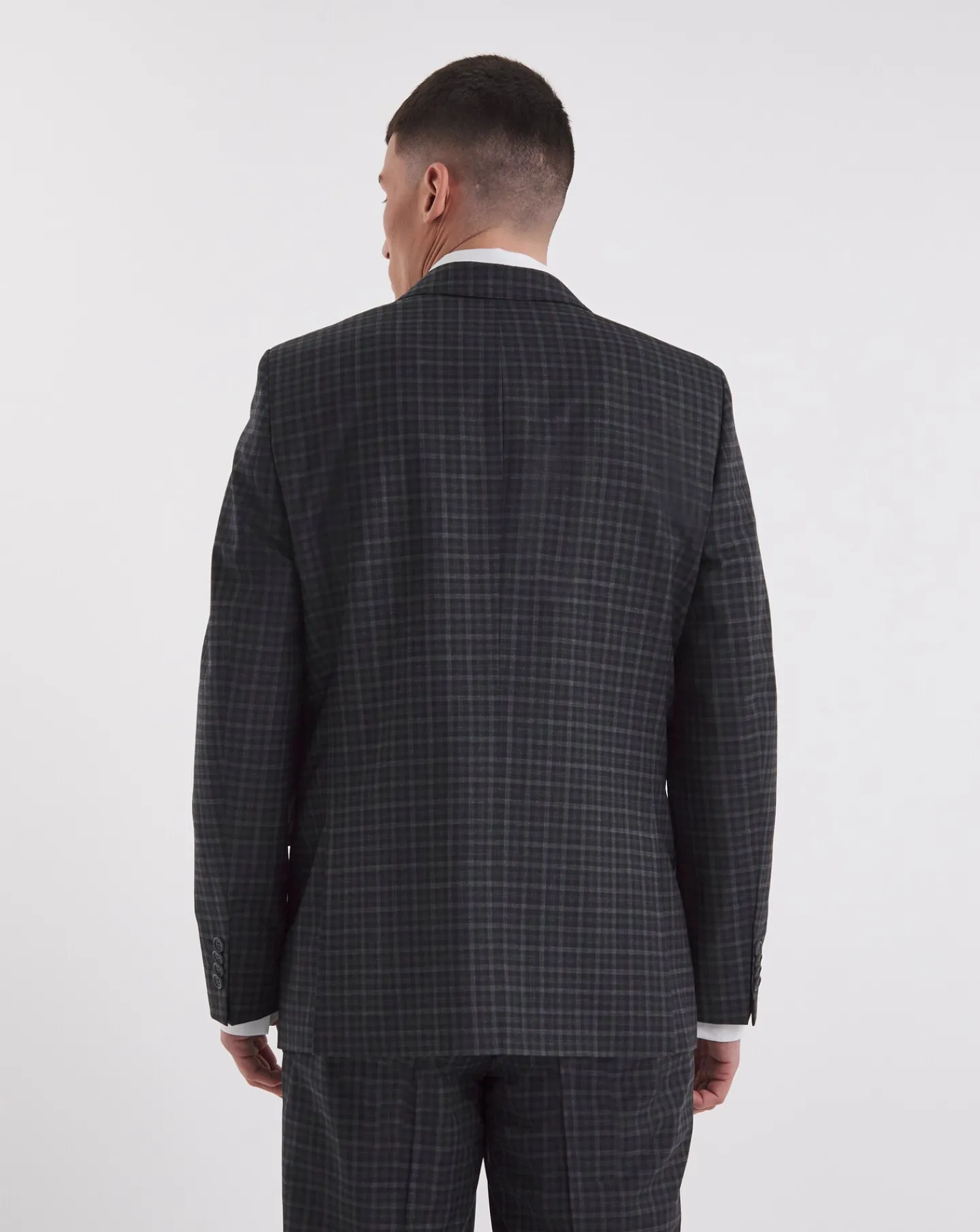 William Hunt Gingham Suit Jacket