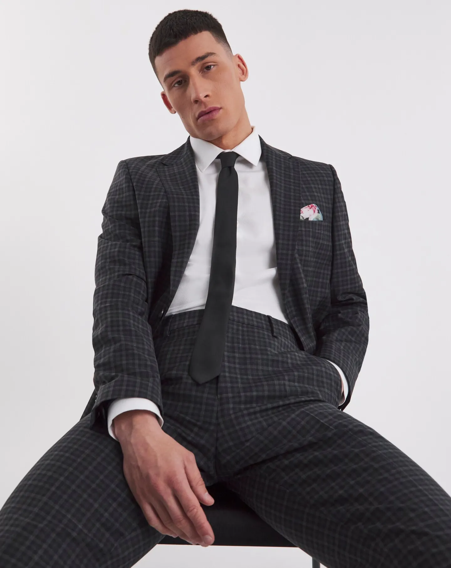 William Hunt Gingham Suit Jacket