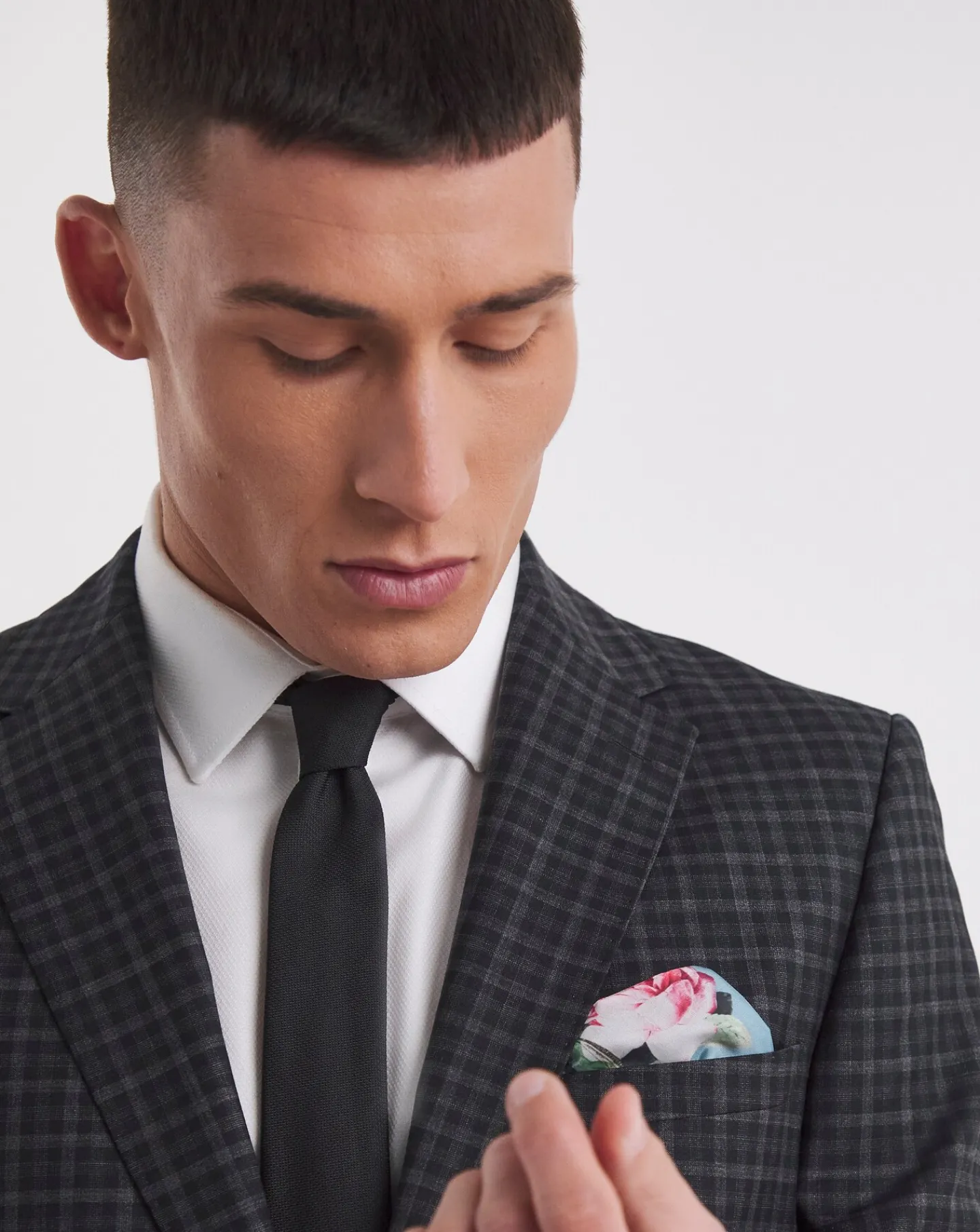 William Hunt Gingham Suit Jacket