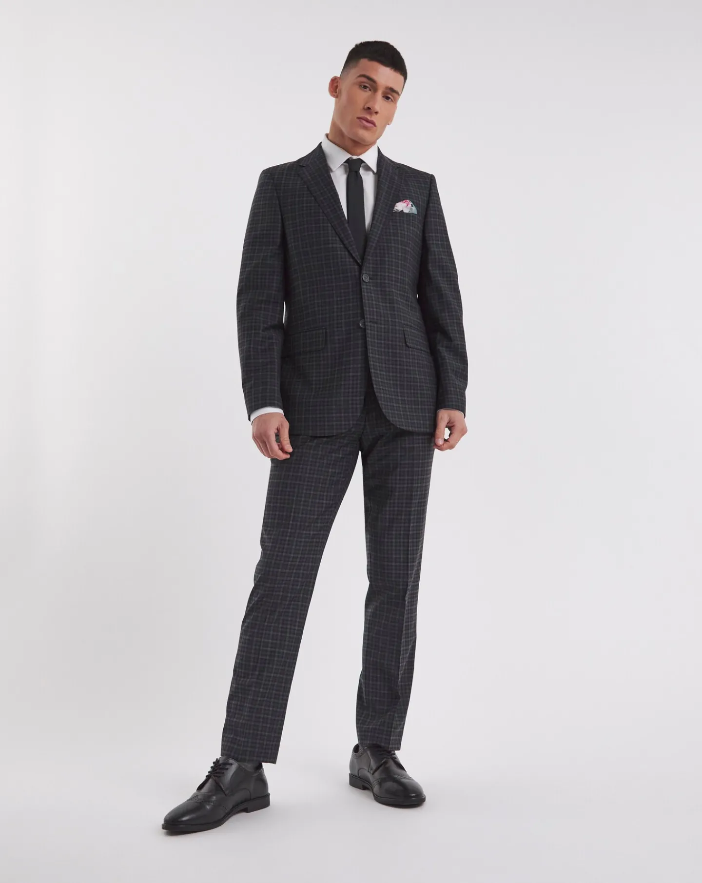 William Hunt Gingham Suit Jacket
