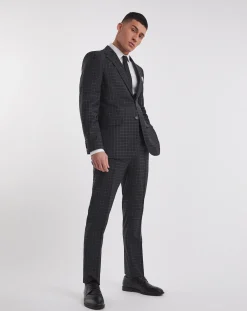 William Hunt Gingham Suit Trouser