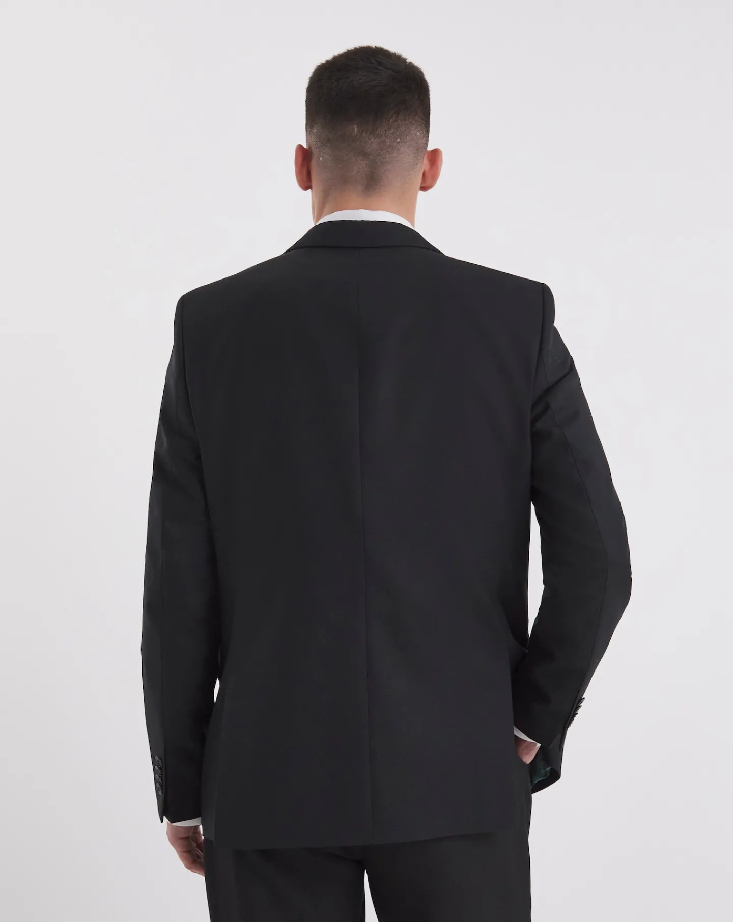 William Hunt Satin Lapel Blazer