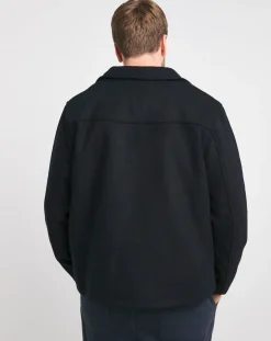 Jacamo Wool Collar Zip Up Jacket