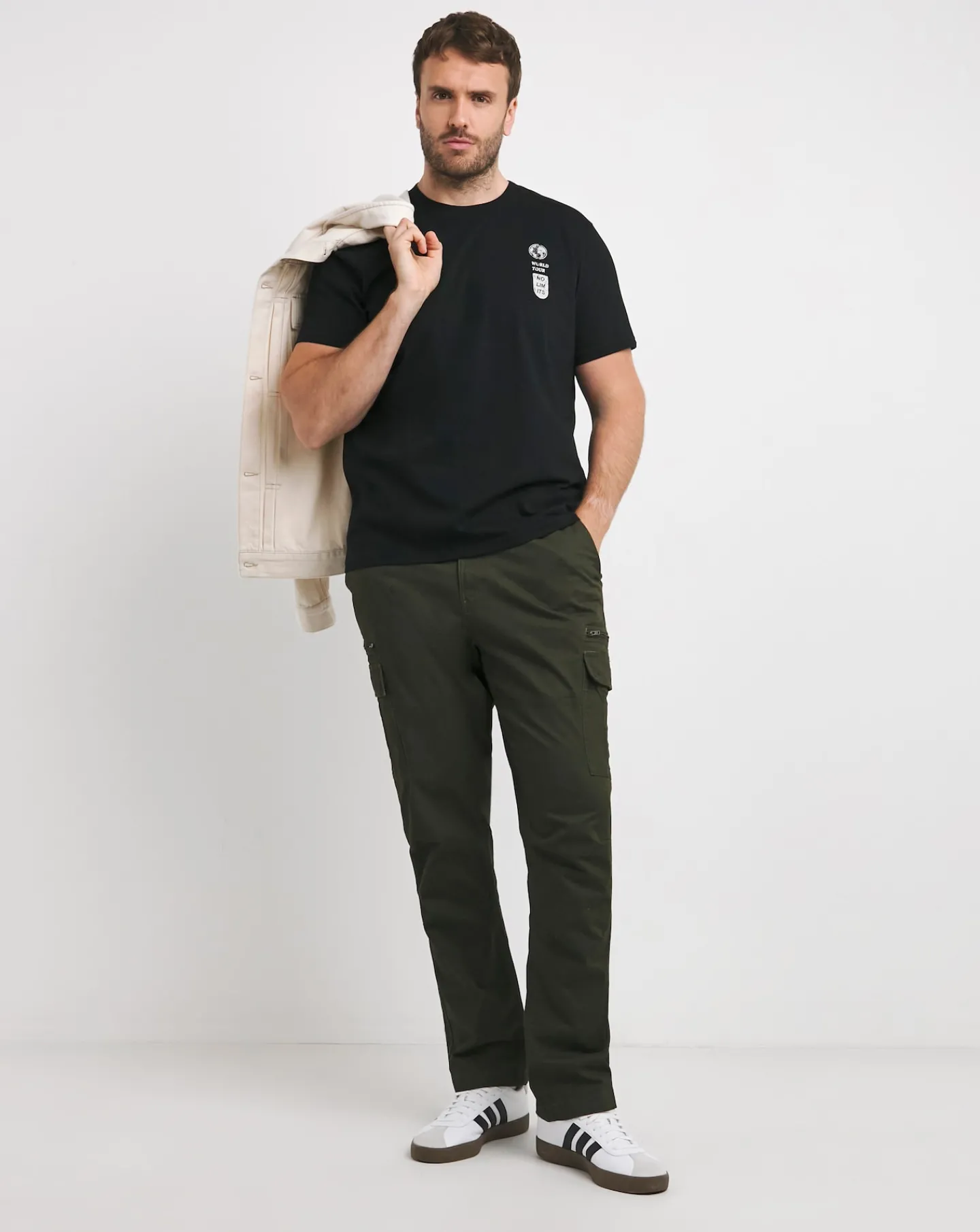 Jacamo World Tour Graphic T-Shirt Long