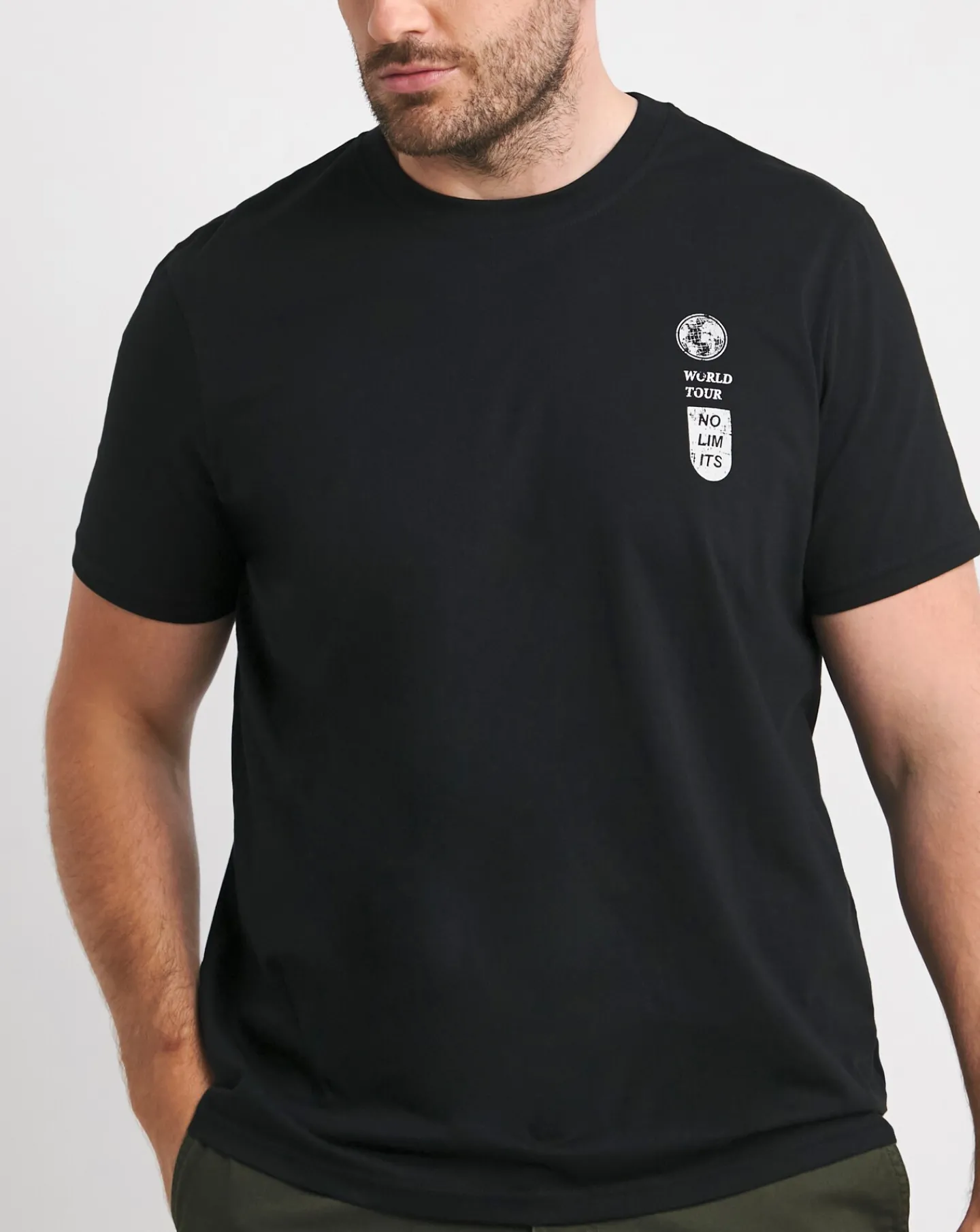 Jacamo World Tour Graphic T-Shirt Long