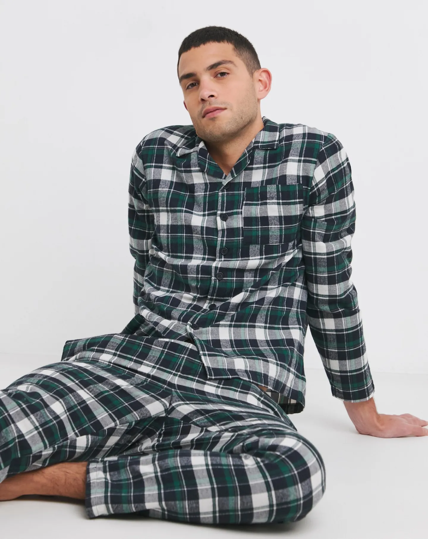 Jacamo Woven Check PJ Set