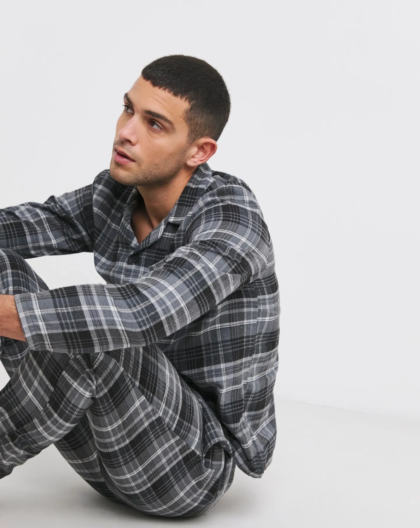 Jacamo Woven Check Pyjama Set
