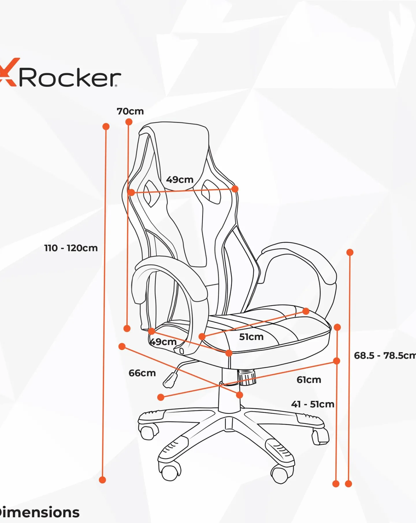 X Rocker Maverick Office Gaming Chair