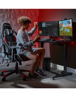 X Rocker Panther Low Profile Esports Gaming Desk