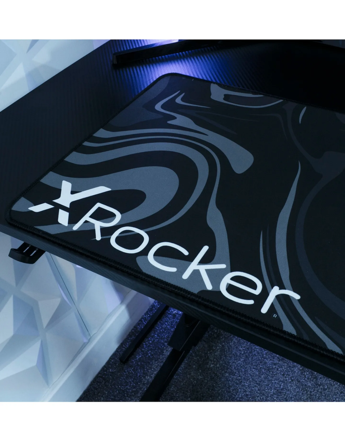 X Rocker Panther Low Profile Esports Gaming Desk