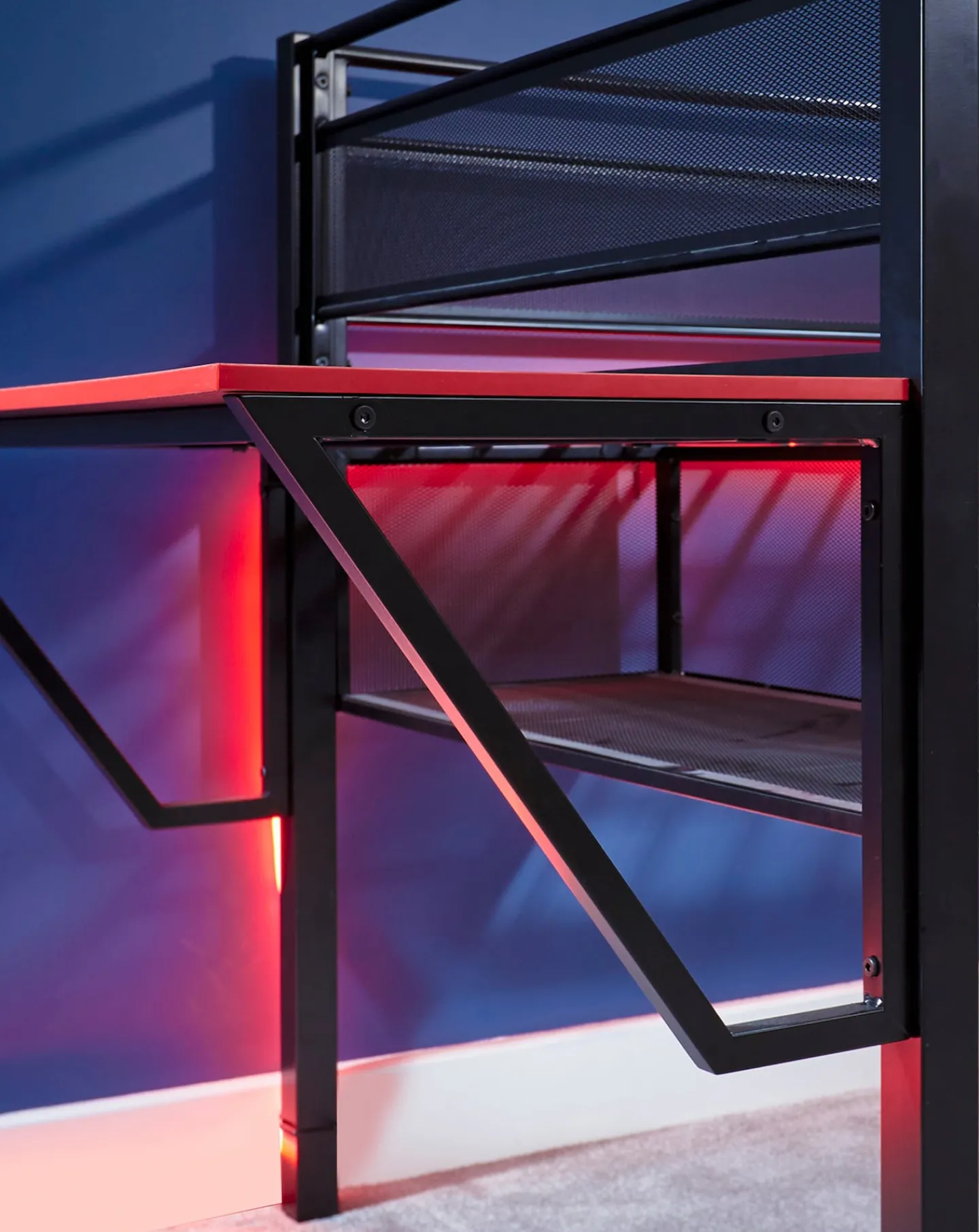 X Rocker Sanctum Mid Sleeper and Desk Gaming Combo