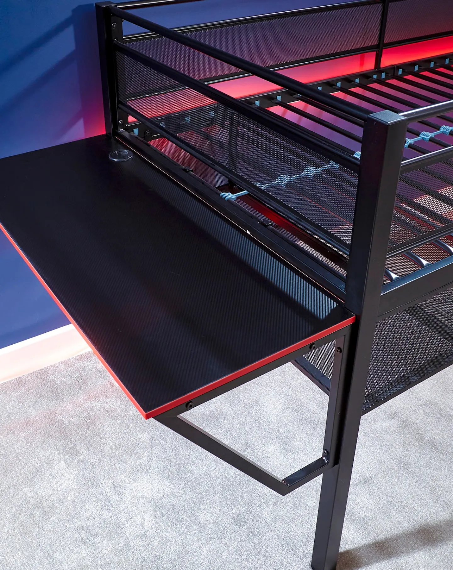X Rocker Sanctum Mid Sleeper and Desk Gaming Combo