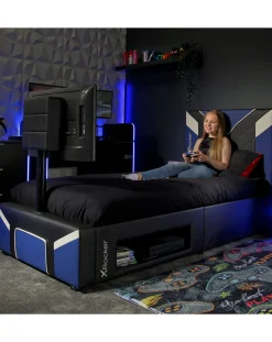X Rocker Single Cerberus Twist TV Bed -