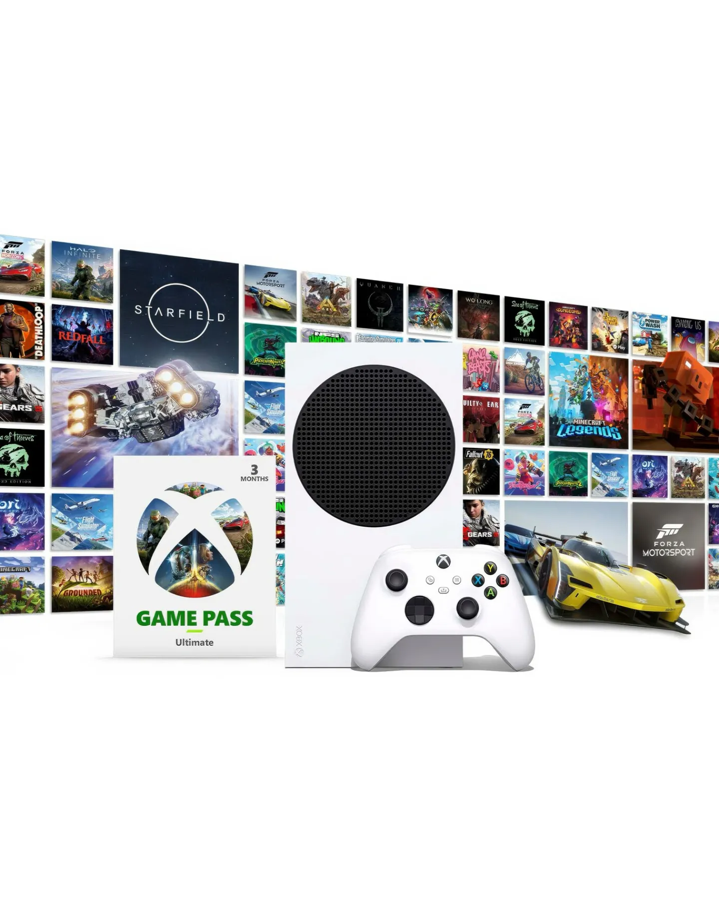 Xbox Series S 512GB, Wireless Controller & 3 Month Ultimate Game Pass Bundle