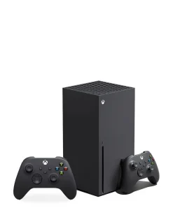 Xbox Series X & Carbon Black Wireless Controller Bundle