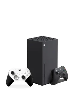 Xbox Series X & White Elite V2 Core Controller Bundle